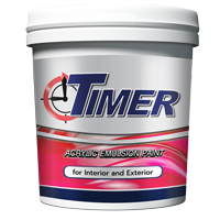 TIMER SHIELD สีน้ำอะคริลิค ทาภายนอก ภายใน